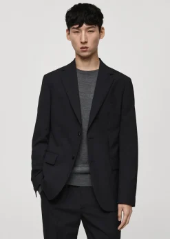 MANGO Marynarki|Marynarki*Marynarka garniturowa slim fit z 100% wełny dziewiczej