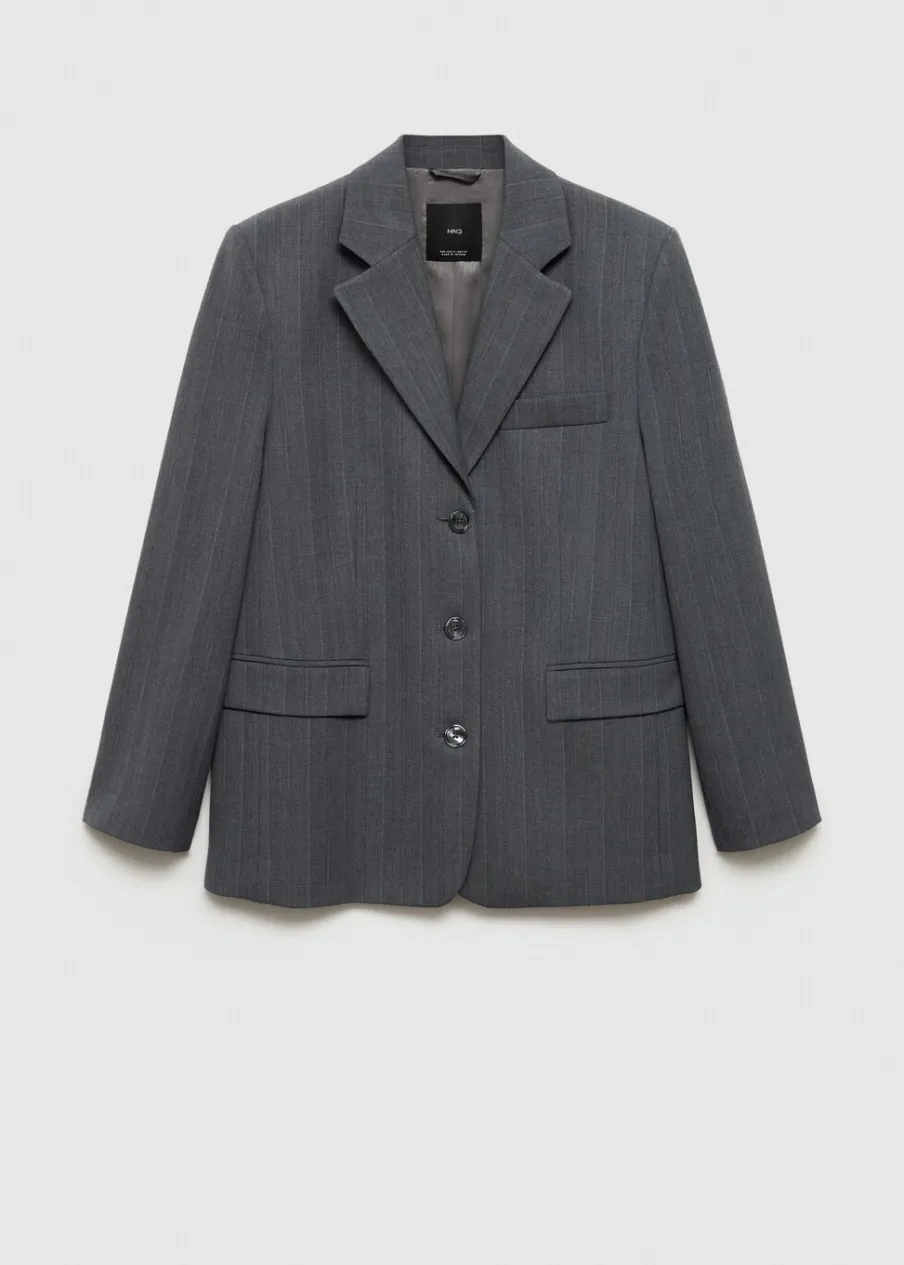 MANGO Kurtki|Marynarki*Marynarka garniturowa w prążki