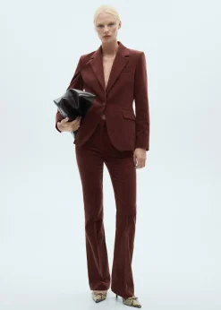 MANGO Kurtki|Marynarki*Marynarka garniturowa z aksamitu