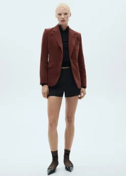 MANGO Kurtki|Marynarki*Marynarka garniturowa z aksamitu