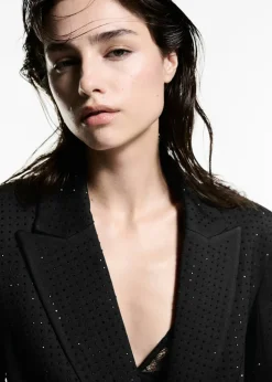 MANGO Marynarki*Marynarka garniturowa z aplikacjami ze strasu