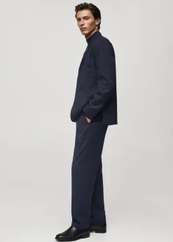 MANGO Marynarki|Marynarki*Marynarka garniturowa z flaneli z 100% wełny dziewiczej