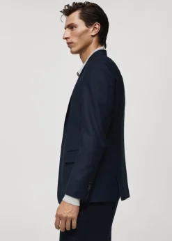 MANGO Marynarki|Marynarki*Marynarka garniturowa z flaneli z 100% włoskiej wełny