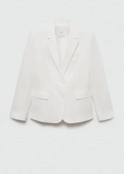 MANGO Marynarki*Marynarka garniturowa z lnu