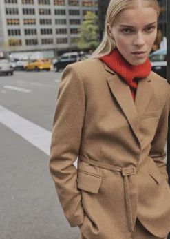 MANGO Marynarki*Marynarka garniturowa z mieszanki wełny