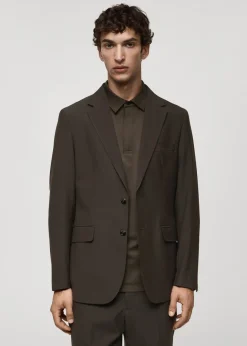 MANGO Marynarki|Marynarki*Marynarka garniturowa z niegniotącej się tkaniny wełnianej