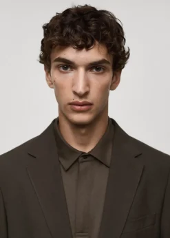 MANGO Marynarki|Marynarki*Marynarka garniturowa z niegniotącej się tkaniny wełnianej