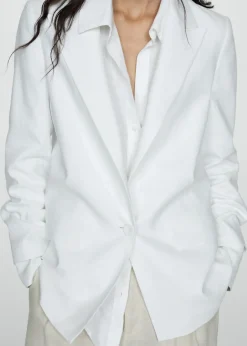 MANGO Marynarki*Marynarka lniana o prostym kroju