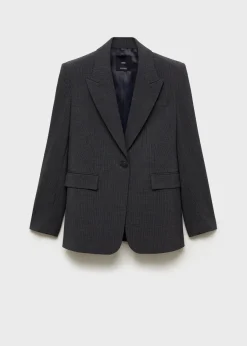 MANGO Marynarki*Marynarka o prostym kroju w mikropepitkę