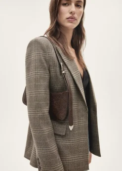 MANGO Marynarki*Marynarka o prostym kroju w kratę