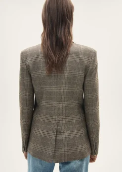 MANGO Marynarki*Marynarka o prostym kroju w kratę