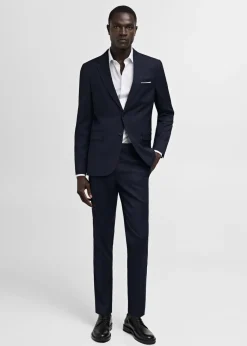 MANGO Marynarki|Marynarki*Marynarka od garnituru slim fit z tkaniny comfort stretch