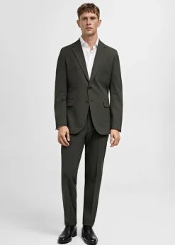 MANGO Marynarki|Marynarki*Marynarka od garnituru slim fit z tkaniny comfort stretch