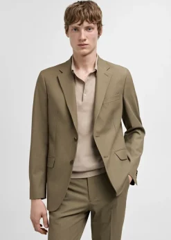 MANGO Marynarki*Marynarka od garnituru slim fit z tkaniny comfort stretch
