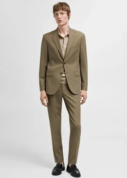 MANGO Marynarki*Marynarka od garnituru slim fit z tkaniny comfort stretch