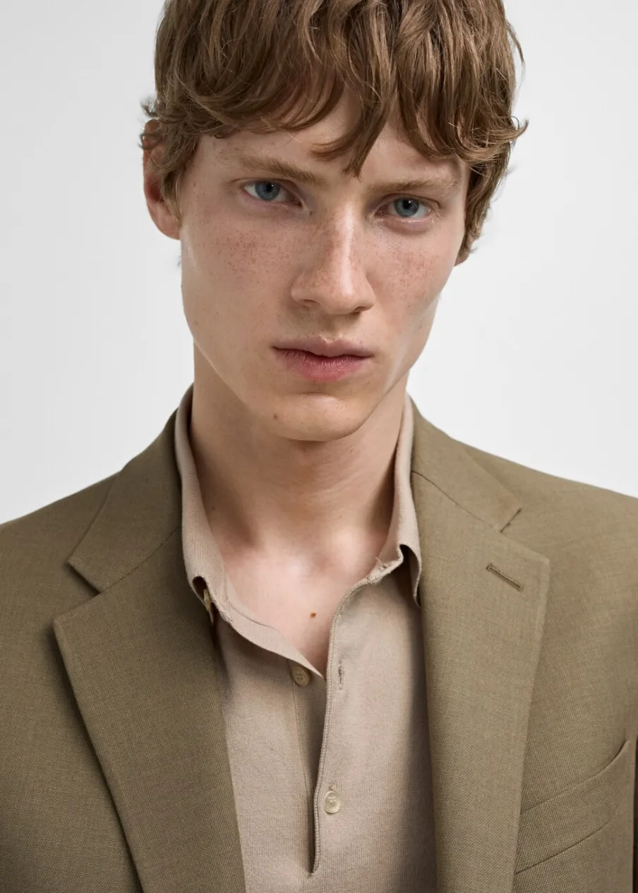 MANGO Marynarki*Marynarka od garnituru slim fit z tkaniny comfort stretch