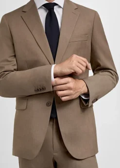 MANGO Marynarki|Marynarki*Marynarka od garnituru slim fit z tkaniny comfort stretch