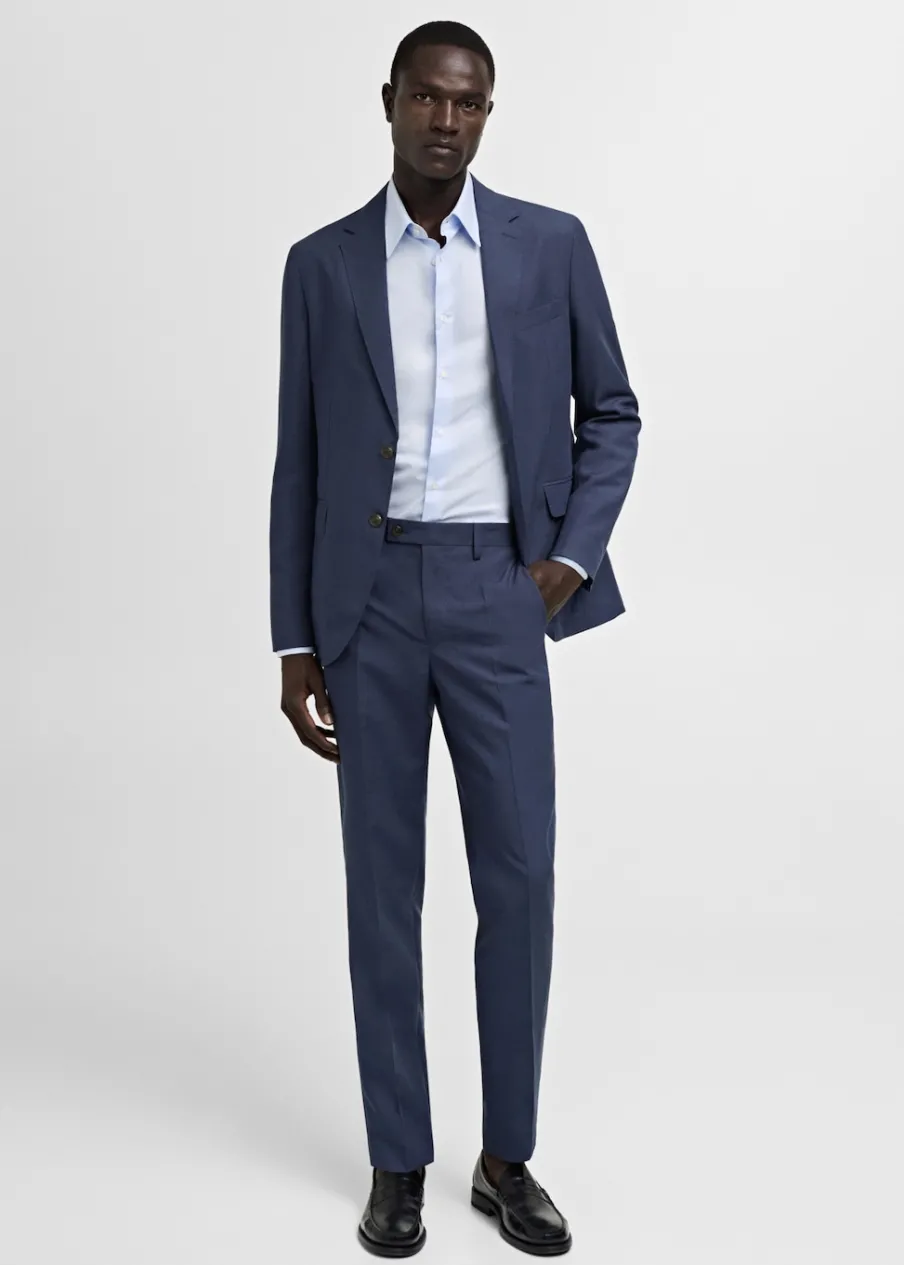 MANGO Marynarki*Marynarka od garnituru slim fit z tkaniny comfort stretch