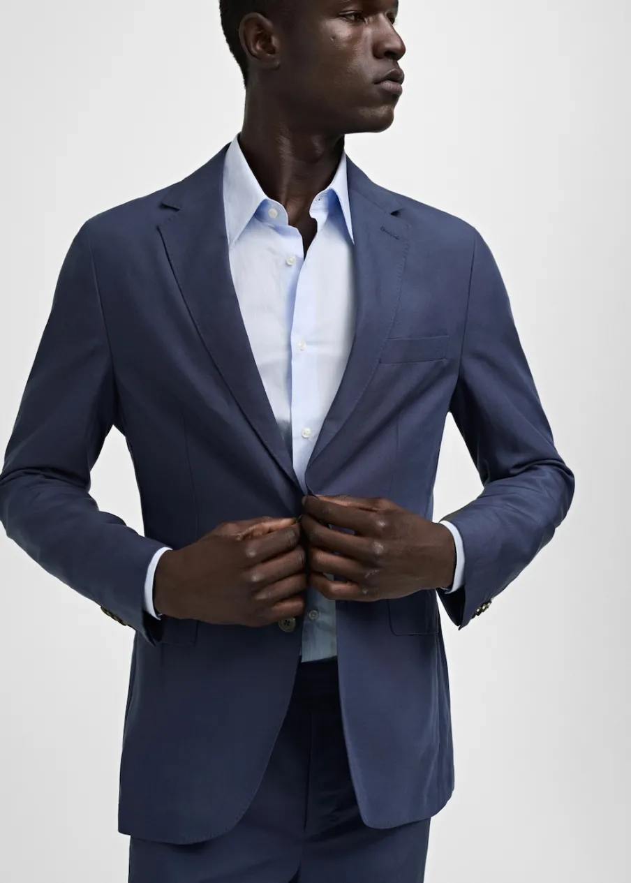 MANGO Marynarki*Marynarka od garnituru slim fit z tkaniny comfort stretch
