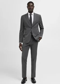 MANGO Marynarki|Marynarki*Marynarka od garnituru slim fit z tkaniny comfort stretch