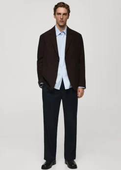 MANGO Marynarki|Marynarki*Marynarka regular fit z wełny z recyklingu