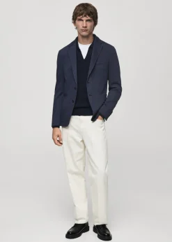 MANGO Marynarki*Marynarka slim fit w jodełkę