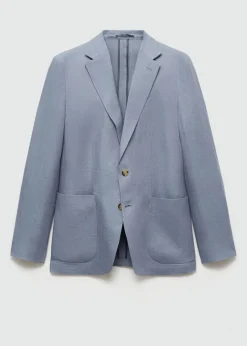 MANGO Marynarki*Marynarka slim fit z lnu 100%