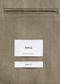 MANGO Marynarki*Marynarka slim fit z lnu 100%
