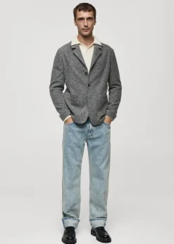 MANGO Marynarki*Marynarka slim fit z melanżowej wełny