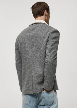 MANGO Marynarki*Marynarka slim fit z melanżowej wełny