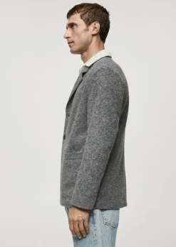 MANGO Marynarki*Marynarka slim fit z melanżowej wełny