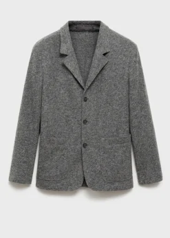 MANGO Marynarki*Marynarka slim fit z melanżowej wełny