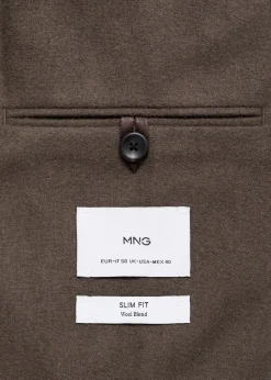 MANGO Marynarki|Marynarki*Marynarka slim fit z mieszanki wełny