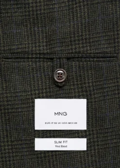 MANGO Marynarki*Marynarka slim fit z mieszanki wełny