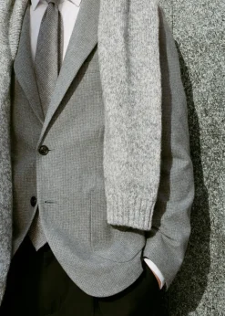 MANGO Marynarki|Marynarki*Marynarka slim fit z wełny w drobną pepitkę