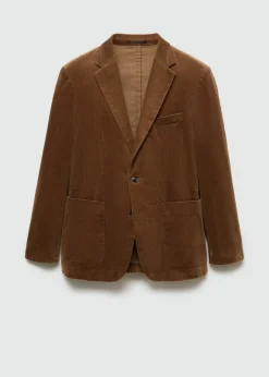 MANGO Marynarki*Marynarka sztruksowa slim fit