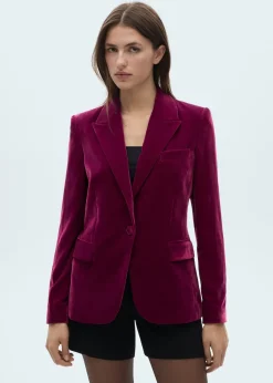 MANGO Marynarki*Marynarka usztywniana z aksamitu