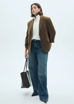 MANGO Kurtki|Marynarki*Marynarka wełniana z kieszeniami