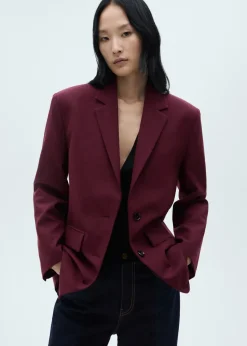 MANGO Marynarki*Marynarka wełniana z podkreślonymi ramionami