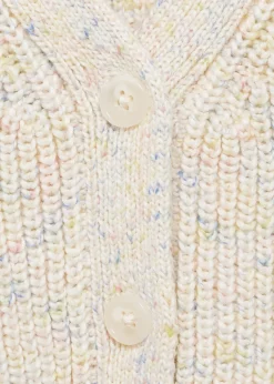 Dzieci MANGO Swetry I Kardigany*Melanżowy kardigan z dzianiny