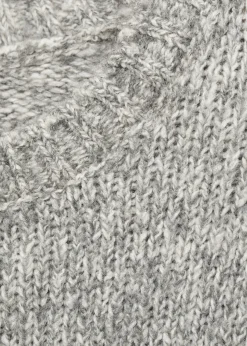 MANGO Kardigany I Swetry*Melanżowy sweter z wełny i bawełny