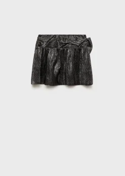 Dzieci MANGO Szorty I Spódnice*Metaliczna spódnica z kokardą