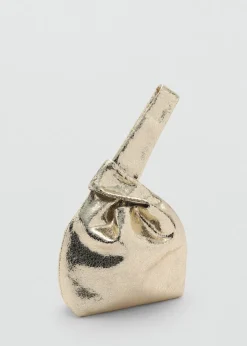 MANGO Torebki*Metaliczna torebka do ręki