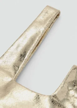 MANGO Torebki*Metaliczna torebka do ręki