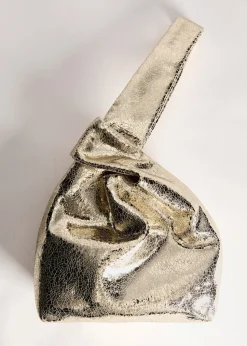 MANGO Torebki*Metaliczna torebka do ręki