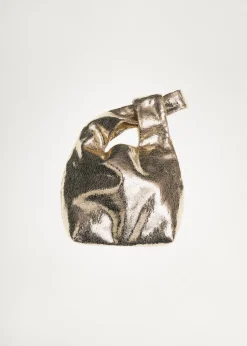 MANGO Torebki*Metaliczna torebka do ręki