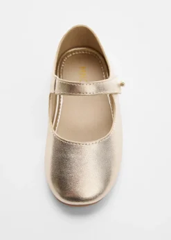 Dzieci MANGO Buty*Metaliczne baleriny