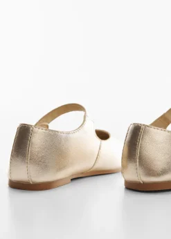Dzieci MANGO Buty*Metaliczne baleriny