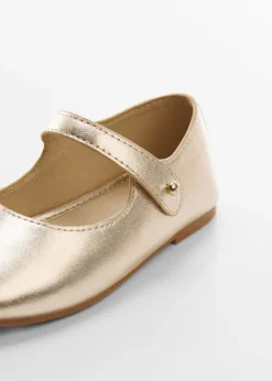 Dzieci MANGO Buty*Metaliczne baleriny