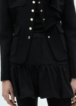 MANGO Spódnice*Minispódniczka bombka z falbanką